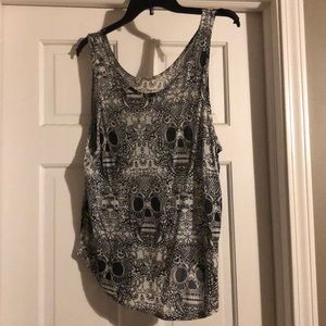 Skull tank top